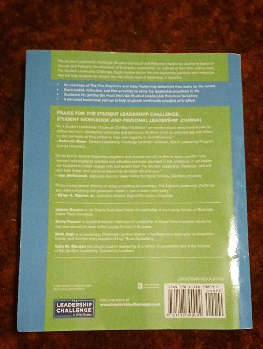 adidas Blue and Green Student Leadership Journal